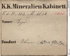 Etiketten zu Topas (NHMW-MIN-Ao832)